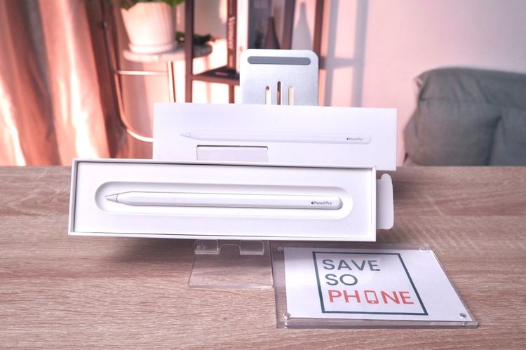Apple Pencil Pro สี White เครื่องสวย ราคาเพียง 2,590.- มีประกันร้าน 60 วัน 