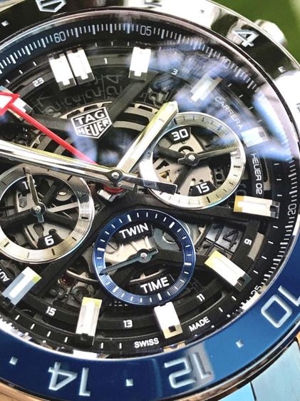 Tag Heuer Carrera Calibre 02 GMT Skeletonized BATMAN CBG2A1Z🇨🇭