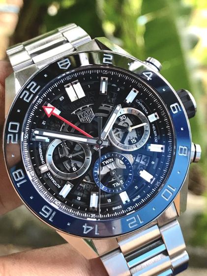 Tag Heuer Carrera Calibre 02 GMT Skeletonized BATMAN CBG2A1Z🇨🇭 รูปที่ 2
