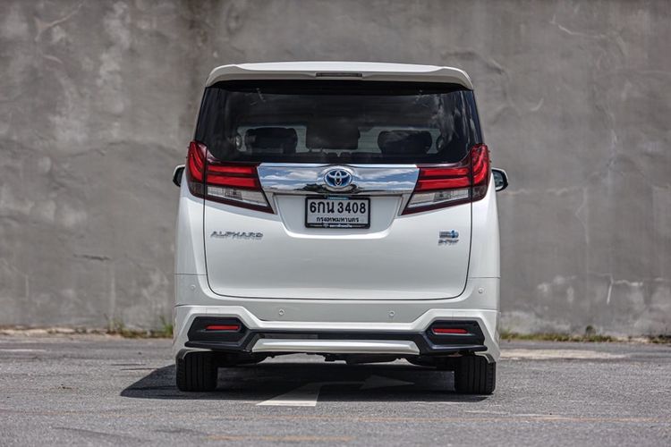 Toyota Alphard 2017 2.5 Hybrid E-Four 4WD Van ไฮบริด ไม่ติดแก๊ส เกียร์อัตโนมัติ ขาว รูปที่ 4