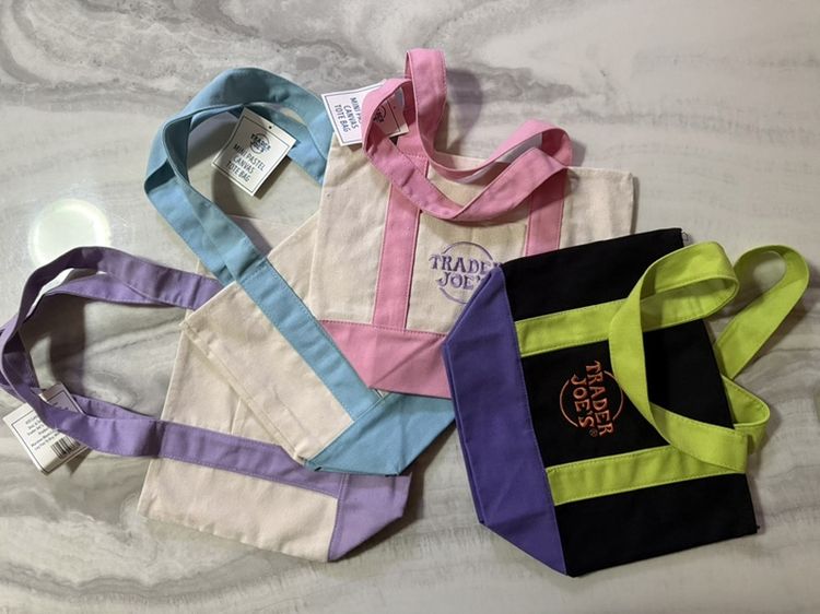 Trader Joe’s Pastel Tote Bag