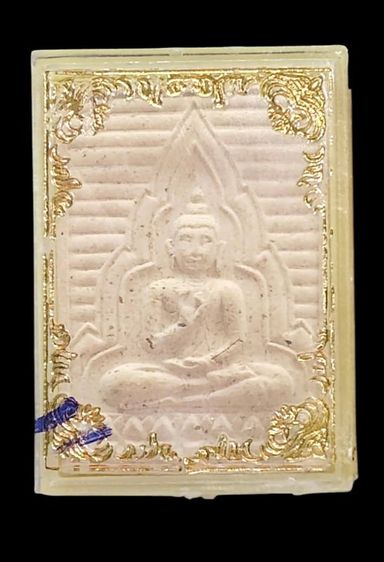พระผงของขวัญวัดปากน้ำรุ่น4พิมพ์กรรมการ จัมโบ้ บรรจุกรุปี2518 โรยพลอย มีเกษาล.พ.สด ชัดเจน รูปที่ 5