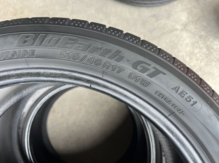 ยาง Yokohama BluEarth GT 215/45/17 ปี22 คู่ 1600 บาท สภาพดี!! รูปที่ 6