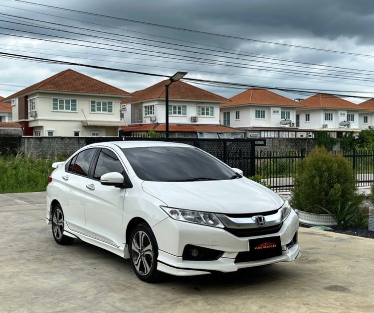 Honda City 2014 1.5 Sv Plus i-VTEC Sedan เบนซิน ไม่ติดแก๊ส เกียร์อัตโนมัติ ขาว รูปที่ 3