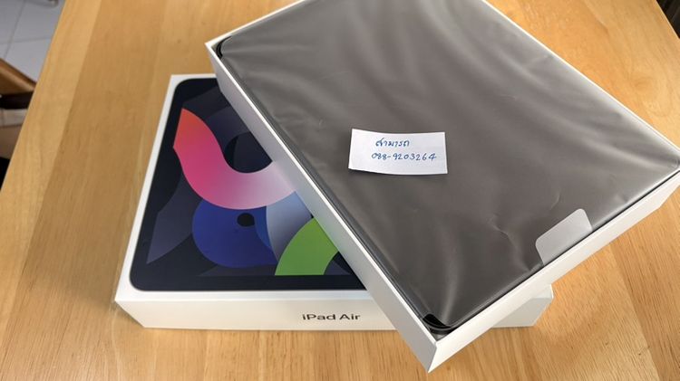 Apple 64 GB iPad Air4 รุ่น Cellular ใส่ซิมได้ สีเทาสเปซเกรย์ (Space Gray) 64GB ครบกล่อง