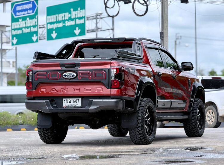 Ford Ranger 2023 2.0 Turbo 4WD Sport Pickup ดีเซล ไม่ติดแก๊ส เกียร์อัตโนมัติ ส้ม รูปที่ 4