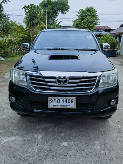 Toyota Hilux Vigo 2013 2.5 E Pickup ดีเซล ไม่ติดแก๊ส เกียร์ธรรมดา ดำ