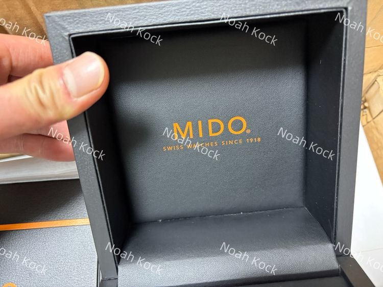 กล่องนาฬิกา MIDO/Original MIDO box/กล่องนาฬิกาพร้อมคู่มือ Mido ของแท้ 100% ของใหม่มือหนึ่ง สภาพดีเยี่ยม (เฉพาะกล่อง ไม่รวมนาฬิกา) รูปที่ 4