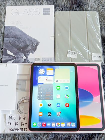 iPad Gen11 Wifi 128 GB อายุ1เดือนกว่า ครบกล่อง ไร้ตำหนิ ประกันถึง 13 มิย.2570