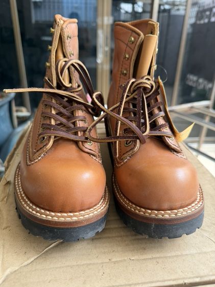 ขายรองเท้าบูท Lone Wolf รุ่น Logger สี Natural เบอร์ 7.5 รองเท้าคุณภาพสูงจากประเทศญี่ปุ่นของแบรนด์ Sugar Cane สภาพใหม่ลองใส่เพียงครั้งเดียว รูปที่ 7