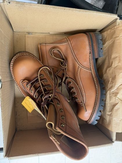 ขายรองเท้าบูท Lone Wolf รุ่น Logger สี Natural เบอร์ 7.5 รองเท้าคุณภาพสูงจากประเทศญี่ปุ่นของแบรนด์ Sugar Cane สภาพใหม่ลองใส่เพียงครั้งเดียว รูปที่ 3
