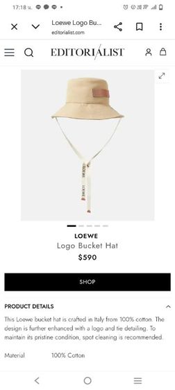 หมวกทรงบัคเก็ต Loewe รูปที่ 5