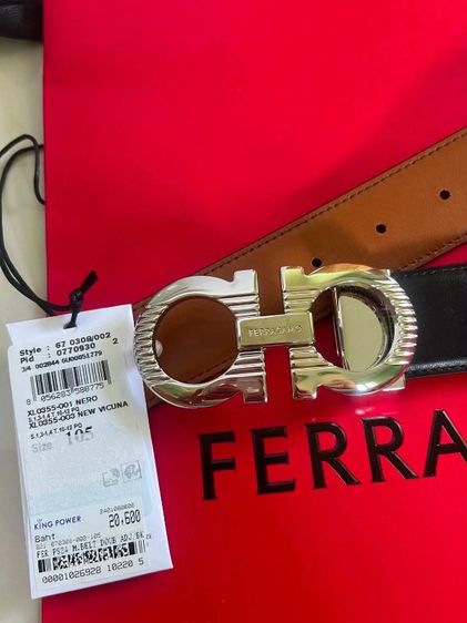 เข็มขัด ferragamo size105 มือ1 ของแท้