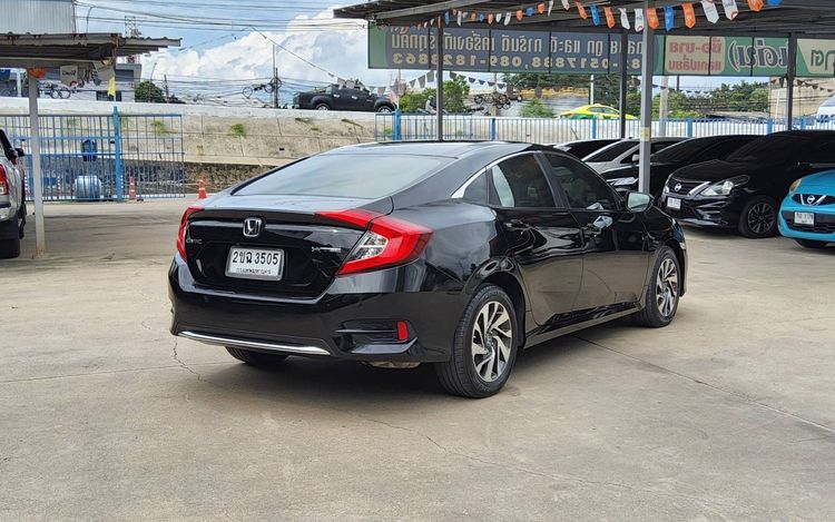 Honda Civic 2021 1.8 E i-VTEC Sedan เบนซิน ไม่ติดแก๊ส เกียร์อัตโนมัติ ดำ รูปที่ 4