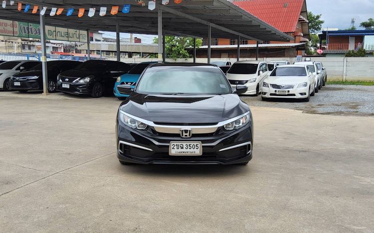 Honda Civic 2021 1.8 E i-VTEC Sedan เบนซิน ไม่ติดแก๊ส เกียร์อัตโนมัติ ดำ รูปที่ 2