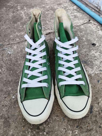 รองเท้าผ้าใบ ผ้าใบ UK 7.5 | EU 41 1/3 | US 9 เขียว Converse all star made in USA 90's