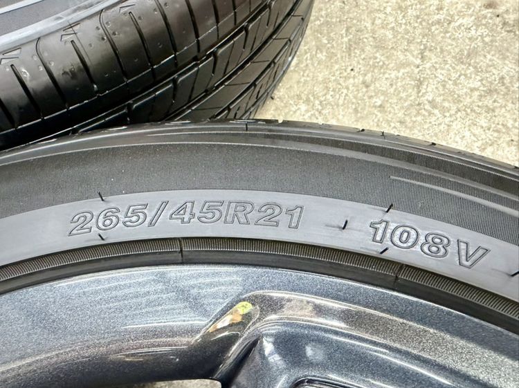 ล้อแม็ก CHERY V23 ขอบ 21” ถอดป้ายแดงยาง CHAO YANG 265-45R21  ปี 26 ตุ่มหน้ายางยังอยู่ครบ รูปที่ 10