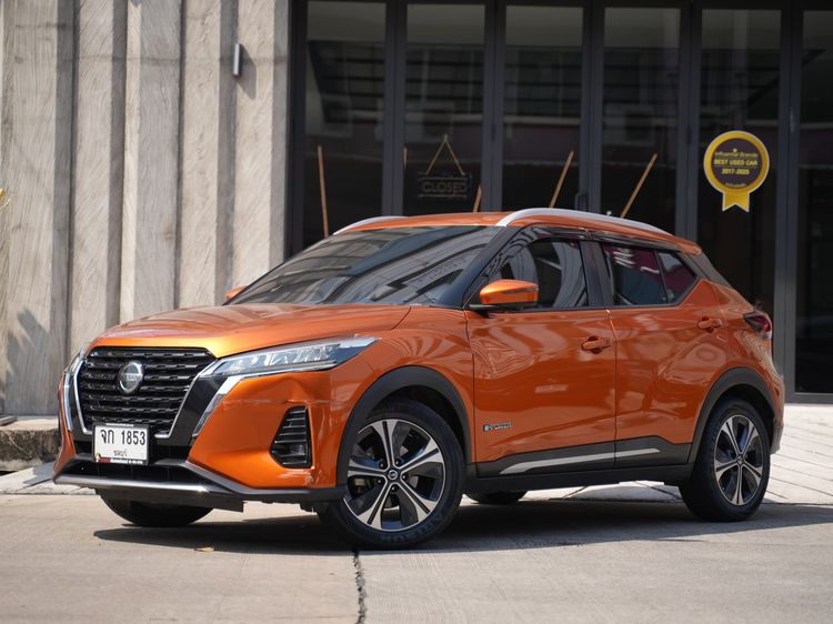 Nissan Kicks 2020 1.2 VL Utility-car เบนซิน ไม่ติดแก๊ส เกียร์อัตโนมัติ ส้ม