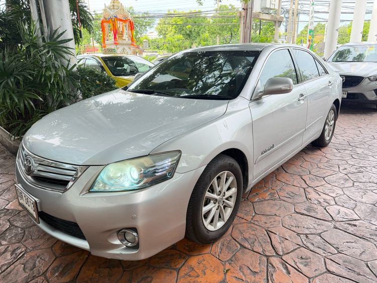 Toyota Camry 2010 2.4 Hybrid Sedan ไฮบริด ไม่ติดแก๊ส เกียร์อัตโนมัติ เทา รูปที่ 3