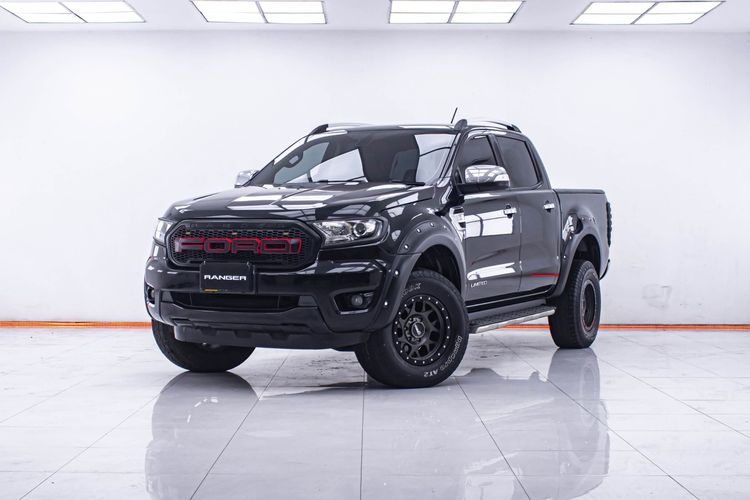 รถ Ford Ranger 2.0 Hi-Rider Limited สี ดำ