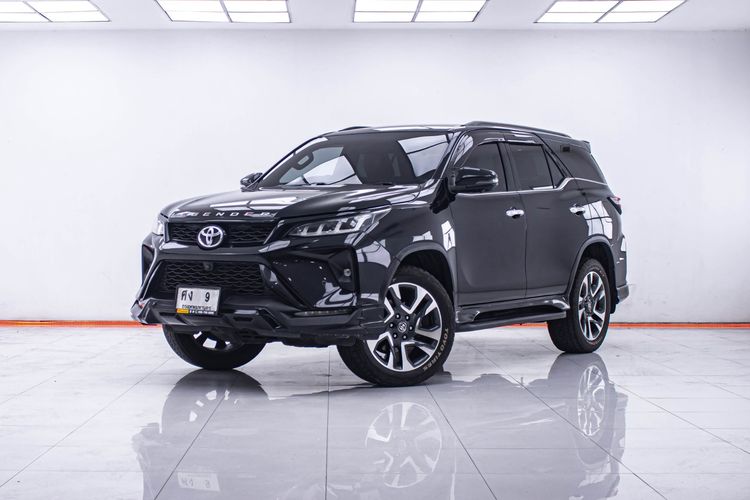 Toyota Fortuner 2021 2.8 Legender 4WD Utility-car ดีเซล ไม่ติดแก๊ส เกียร์อัตโนมัติ ดำ