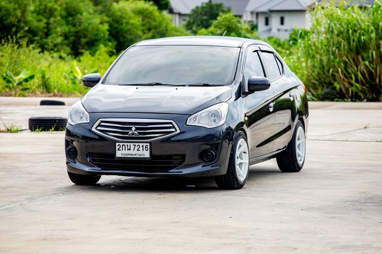 Mitsubishi Attrage 2013 1.2 GLS Sedan เบนซิน เกียร์อัตโนมัติ เทา