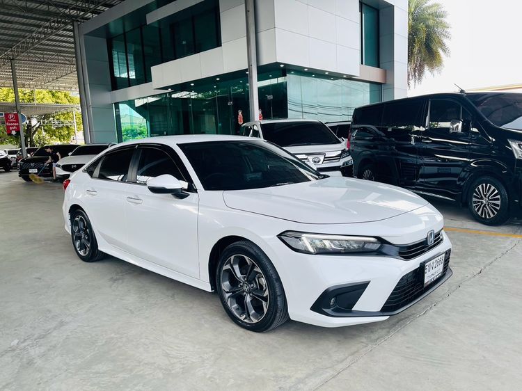 Honda Civic 2024 2.0 eHEV EL+ Sedan ไฮบริด ไม่ติดแก๊ส เกียร์อัตโนมัติ ขาว รูปที่ 2