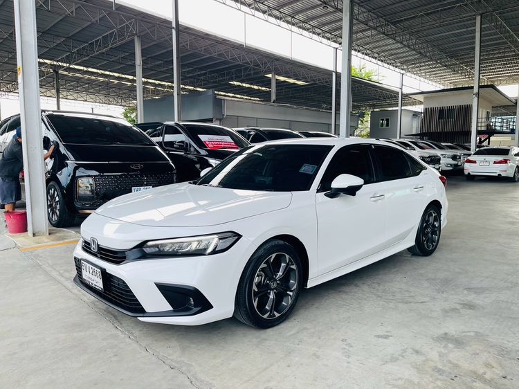 Honda Civic 2024 2.0 eHEV EL+ Sedan ไฮบริด ไม่ติดแก๊ส เกียร์อัตโนมัติ ขาว