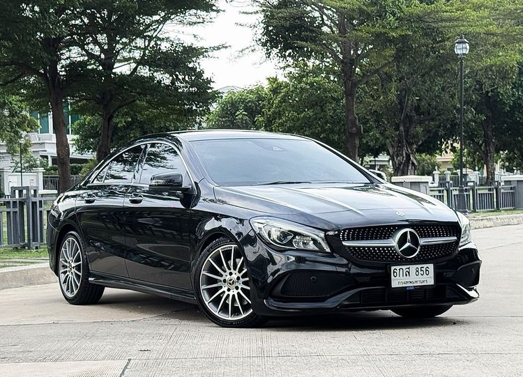 Mercedes-Benz CLA-Class 2017 CLA250 AMG Sedan เบนซิน ไม่ติดแก๊ส เกียร์อัตโนมัติ ดำ รูปที่ 3