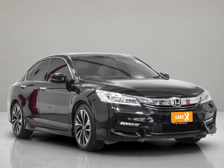 Honda Accord 2017 2.0 Hybrid Tech Sedan ไฮบริด ไม่ติดแก๊ส เกียร์อัตโนมัติ ดำ รูปที่ 3