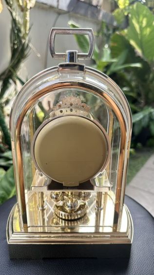 นาฬิกาตั้งโต๊ะทรงโดมวินเทจ CITIZEN Quartz Japan สีทองหรูหรา ลูกตุ้มหมุน สภาพสวย รูปที่ 5