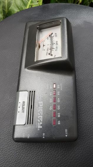 [ใช้งานปกติ] เครื่องตั้งสายกีตาร์แบบเข็มวินเทจ PIGGY Guitar Tuner HU-9000 Made in Japan แท้ รูปที่ 2