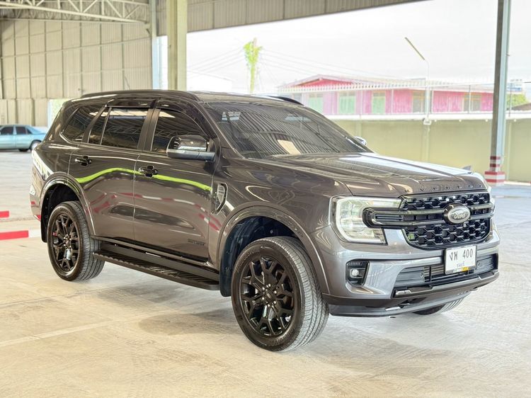 Ford Everest 2022 2.0 Titanium Sport Utility-car ดีเซล ไม่ติดแก๊ส เกียร์อัตโนมัติ เทา รูปที่ 3