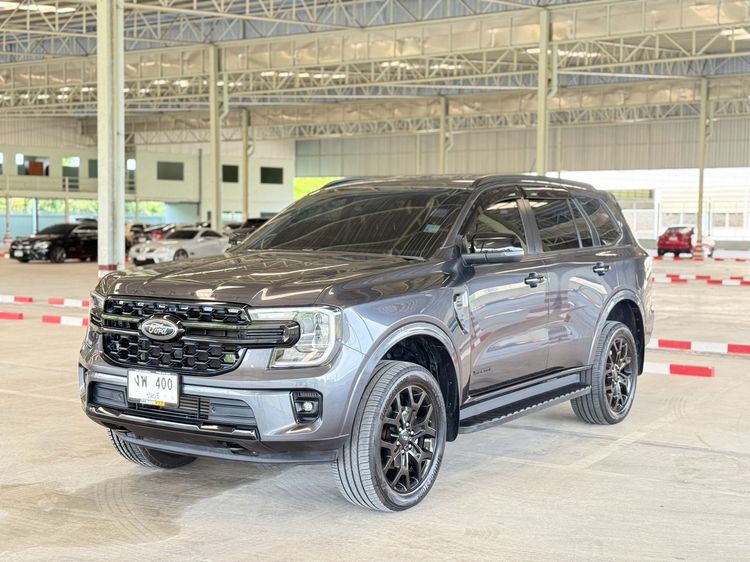 Ford Everest 2022 2.0 Titanium Sport Utility-car ดีเซล ไม่ติดแก๊ส เกียร์อัตโนมัติ เทา