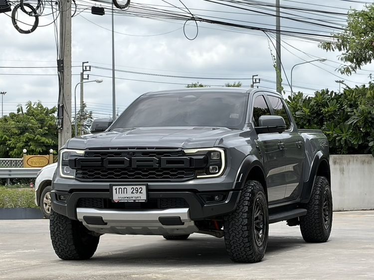 Ford Ranger 2022 Raptor 3.0 4WD Pickup เบนซิน ไม่ติดแก๊ส เกียร์อัตโนมัติ เทา