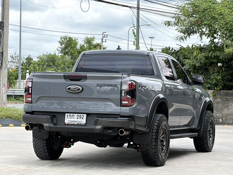 Ford Ranger 2022 Raptor 3.0 4WD Pickup เบนซิน ไม่ติดแก๊ส เกียร์อัตโนมัติ เทา รูปที่ 4