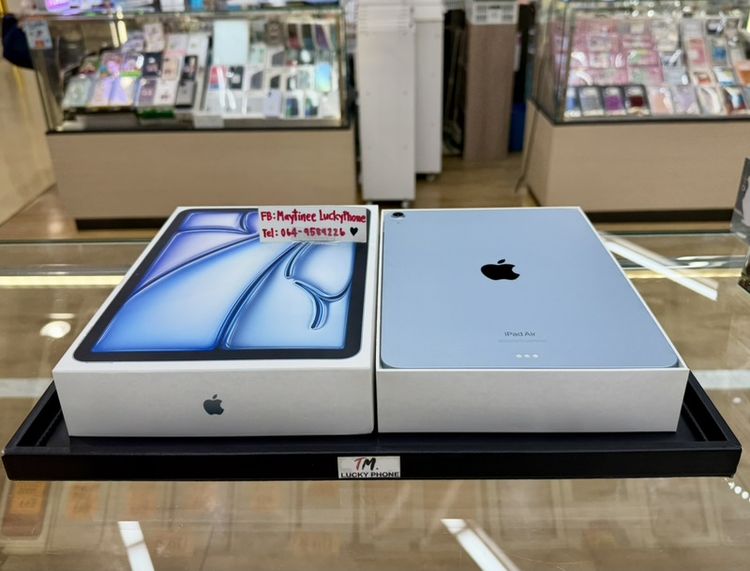 สุขภาพแบต 98% iPad Air M2 inch 11 “ความจุ 128GB WiFi สีฟ้า