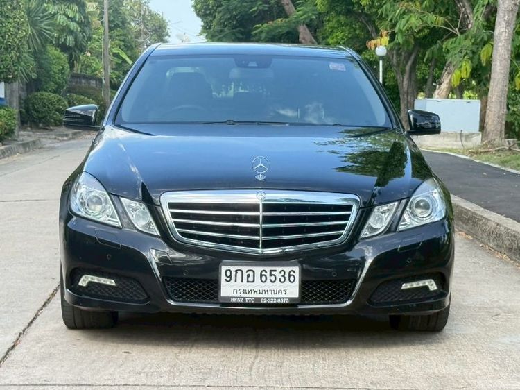 Mercedes-Benz E-Class 2009 E300 Sedan เบนซิน ไม่ติดแก๊ส เกียร์อัตโนมัติ ดำ รูปที่ 2
