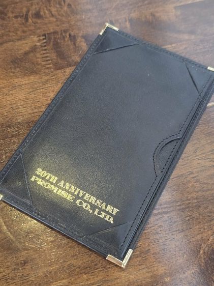 Montblanc หนังดำ เก็บบิลหรือเก็บนามบัตรการ์ด ปั้ม
