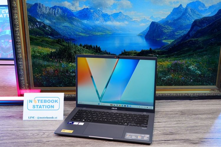 Asus Vivobook S14 IntelCoreUltra5-225H Ram16 SSD512GB จอ14 FHD+ สเปคสูงจอสวย ทำงานเก่ง มีAIBoost มีคีย์บอร์ดไฟ บางเบาเหมาะแก่การพกพา ขายเพีย รูปที่ 4