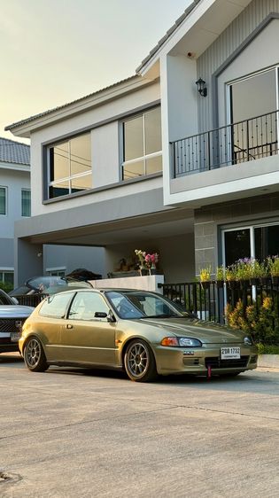 Honda Civic 1993 1.5 VTi Sedan เบนซิน ไม่ติดแก๊ส เกียร์ธรรมดา เขียว รูปที่ 3