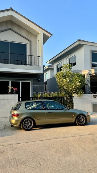 Honda Civic 1993 1.5 VTi Sedan เบนซิน ไม่ติดแก๊ส เกียร์ธรรมดา เขียว รูปที่ 2