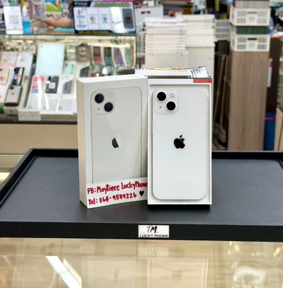 สุขภาพแบต  92%iPhone 13 ความจุ 128G สีขาวเครื่องสวยมาก