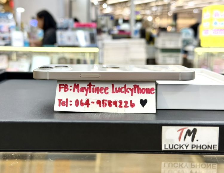 สุขภาพแบต  92%iPhone 13 ความจุ 128G สีขาวเครื่องสวยมาก รูปที่ 3