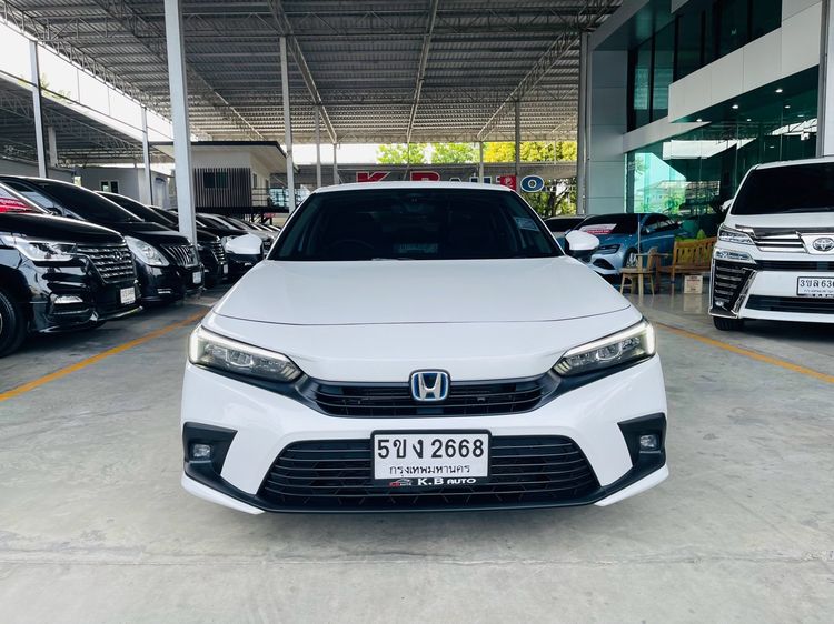 Honda Civic 2024 2.0 eHEV EL+ Sedan ไฮบริด เกียร์อัตโนมัติ ขาว รูปที่ 2