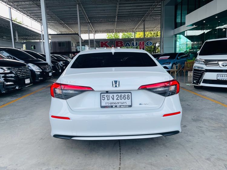 Honda Civic 2024 2.0 eHEV EL+ Sedan ไฮบริด เกียร์อัตโนมัติ ขาว รูปที่ 4