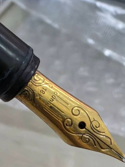 Alfred Dunhill Gemline Fountain Pen หัวทอง 18K-750 พร้อมกล่อง รูปที่ 2