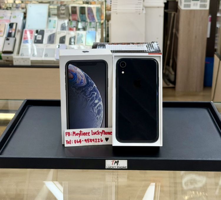 128 GB สุขภาพแบต 100 เครื่องสวยiPhone XR  ความจุ 128GB สีดำ