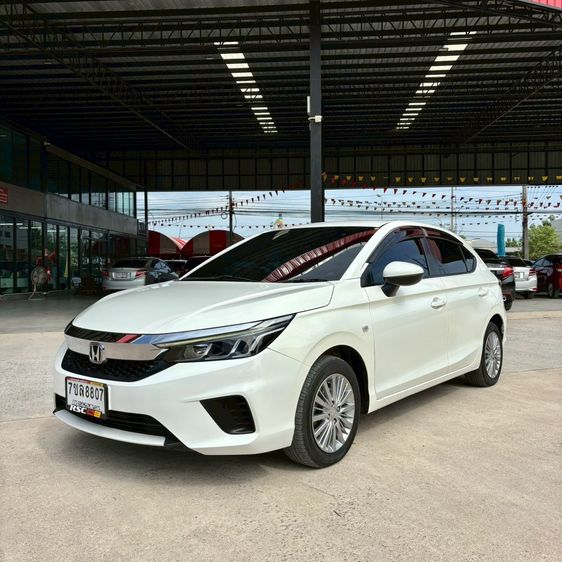 Honda City 2022 1.0 S+ Sedan เบนซิน ไม่ติดแก๊ส เกียร์อัตโนมัติ ขาว