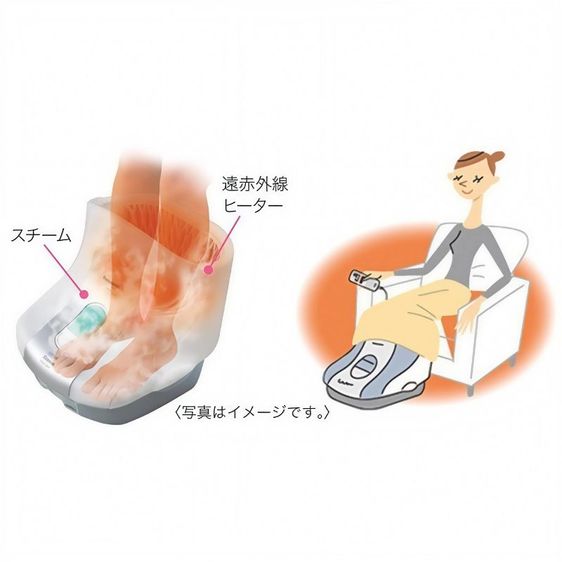 ของดีมาแล้ว  เครื่องนวดสปาเท้าด้วยไอน้ำ Panasonic แบรนด์แรกของโลก ซึ่งจะมีอุณหภูมิสูงกว่าน้ำธรรมดาและปลอดภัยจากไฟฟ้ารั่ว รูปที่ 2